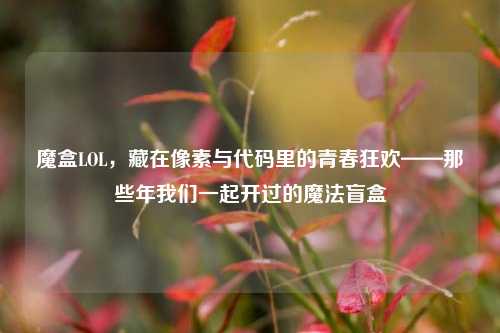 魔盒LOL，藏在像素与代码里的青春狂欢——那些年我们一起开过的魔法盲盒