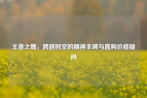王者之魄,跨越时空的精神丰碑与直购价格疑问