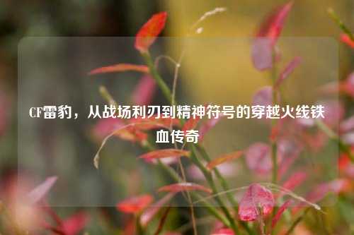 CF雷豹，从战场利刃到精神符号的穿越火线铁血传奇