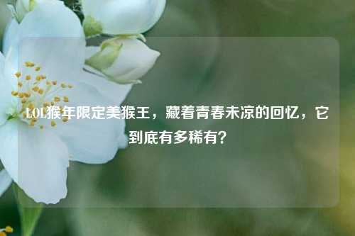 LOL猴年限定美猴王,藏着青春未凉的回忆,它到底有多稀有?