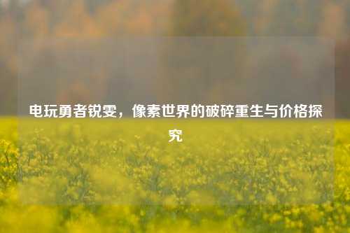 电玩勇者锐雯,像素世界的破碎重生与价格探究