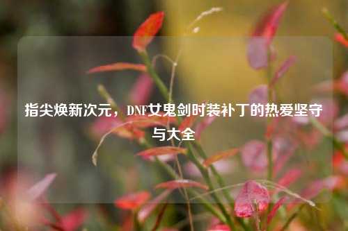 指尖焕新次元,DNF女鬼剑时装补丁的热爱坚守与大全