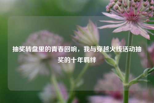 抽奖转盘里的青春回响,我与穿越火线活动抽奖的十年羁绊
