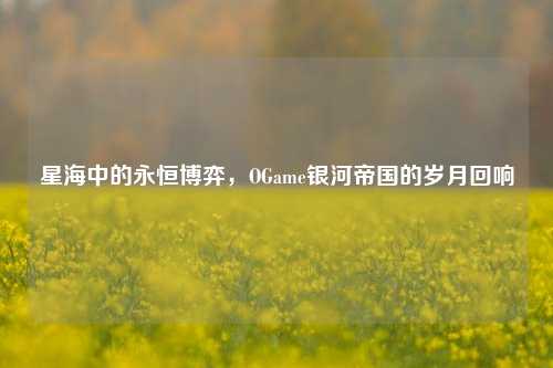 星海中的永恒博弈,OGame银河帝国的岁月回响