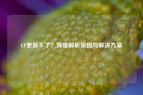 CF更新不了?深度解析原因与解决方案