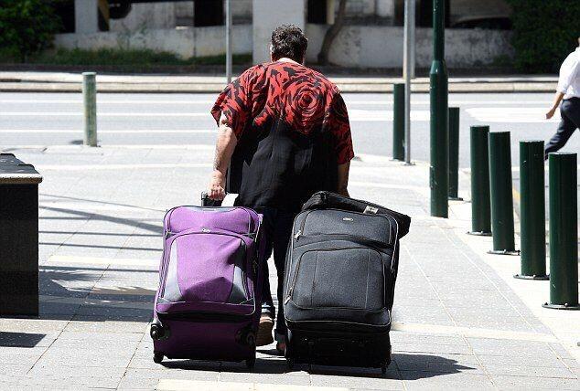 卡箱子,拉杆箱单杆卡不住自动下滑怎么修