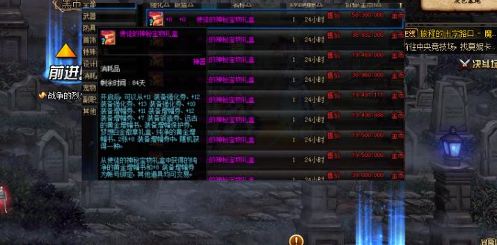 dnf宝箱,宝藏的秘密