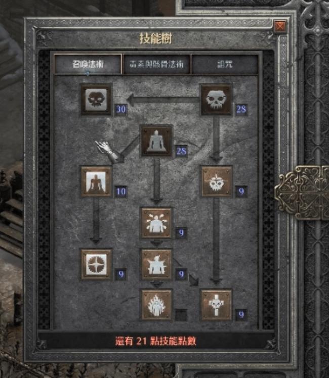 死灵术士pk加点（暗黑2炸牛死灵技能加点）