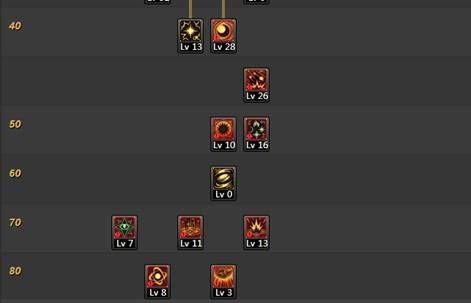 魔皇80刷图加点,术士坦的天赋加点